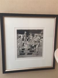 Isabel Bishop "Entrance to Union Square" Framed Etching, 39/75 (16" x 17")