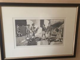 Isabel Bishop "Students Outdoors" Framed Etching, 88/100 (21" x 15")