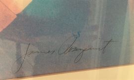 James Rosenquist "Somewhere to Light: WACO, Texas" Framed Screenprint, Signed & Numbered, 24/225 (29" x 24")