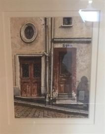 Framed Photo of 2 Doorways