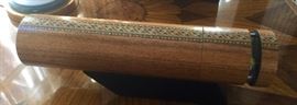 Wood Kaleidoscope w/Inlay Detail (3" x 12" x 5")