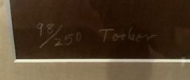 George Tooker (1920-2011) "Masked Ball- Un Ballo in Maschera", Signed & Numbered Framed Lithograph, 98/250 (39" x 31")