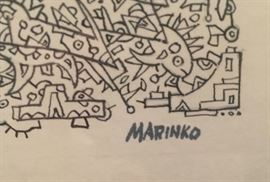 Black Ink on Paper by Marinko