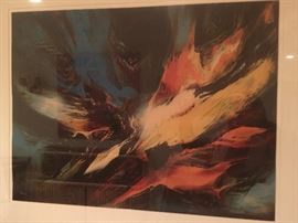 Leonardo Nierman Lithograph 7/150 (34" x 28")