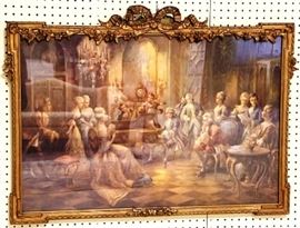 Vintage gold leaf Victorian picture