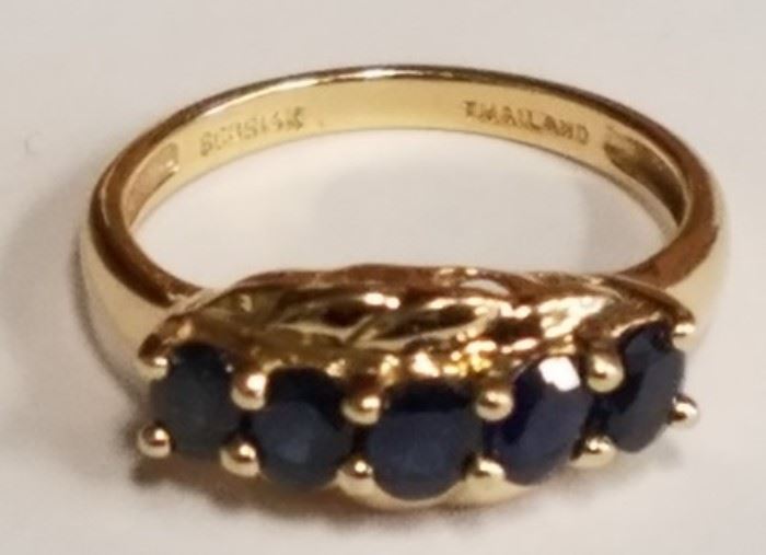 14K Sapphire ring