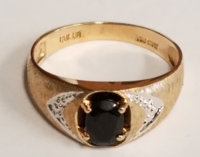10K Sapphire ring