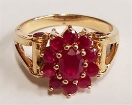 10K Ruby ring