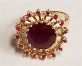 10K Ruby ring