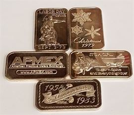 1 Ounce silver bars