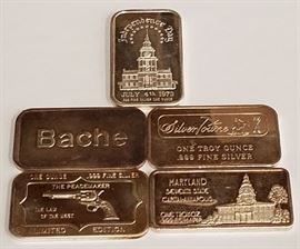 1 Ounce silver bars