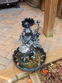 A vintage fountain.