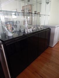 China cabinet with glass top. Lights up!