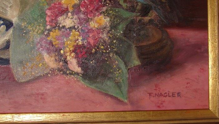 T. Hagler oil painting