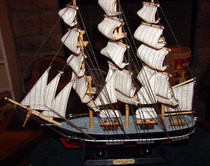 Cutty Sark - 1869 . Tall wooden ship replica