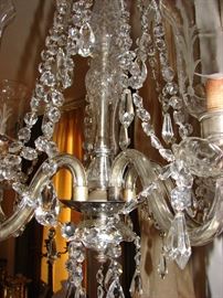 Vintage HUGE lead crystal chandelier