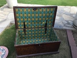 Hinges are original and this chest is very nice!