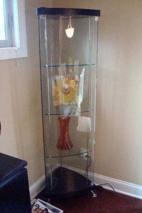 Chintaly glass curio cabinet.