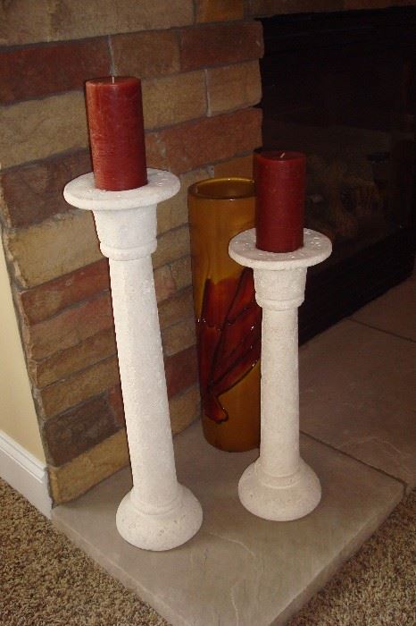 Decorator candlesticks.