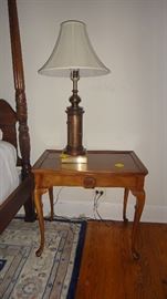 End Table, lamps 