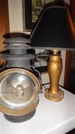 Vintage Lantern, Table lamp