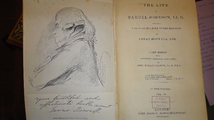 The Life of Samuel Johnson, By James Boswell