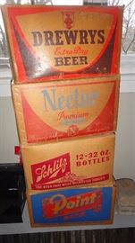 Vintage Beer boxes 