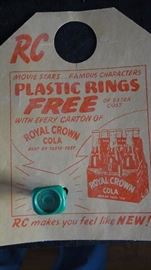 RC Cola Plastic Rings 