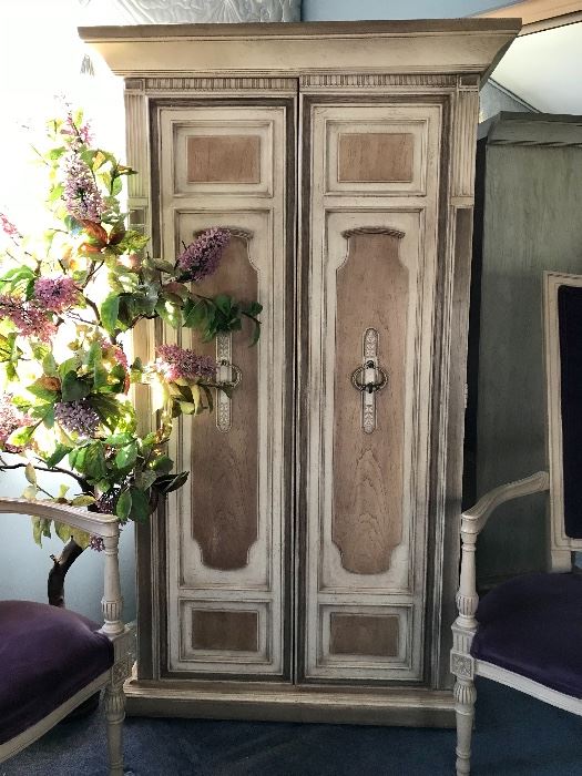 Vintage French Country Armoire