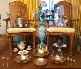 Silverplate, Glassware & More