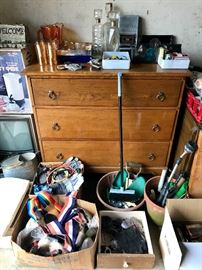 Chest of Drawers with Coppertone Pulls & More (GARAGE IS FULL!)