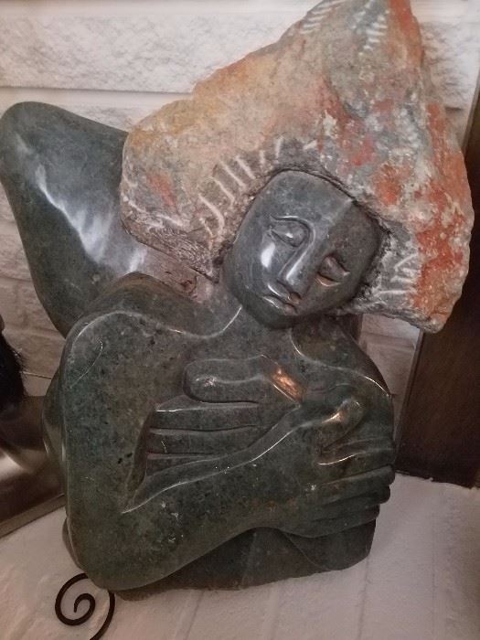 Very large and very heaby soapstone sculpture purchased in Atlanta years ago
