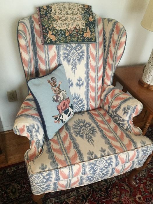 Wing back chair #1