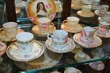 Limoges, Austria tea cup collection