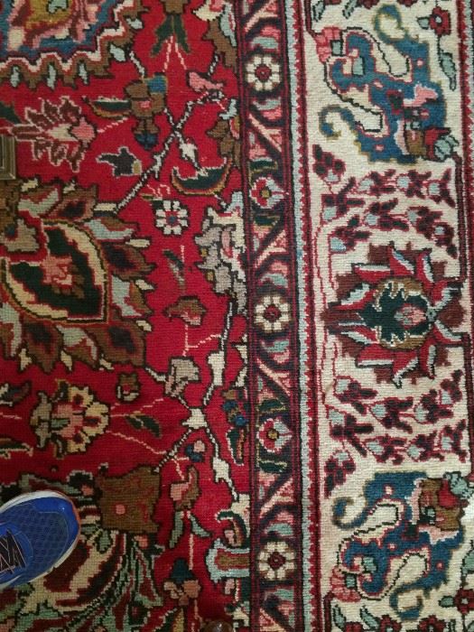 area rug  made in Iran    9x12.6