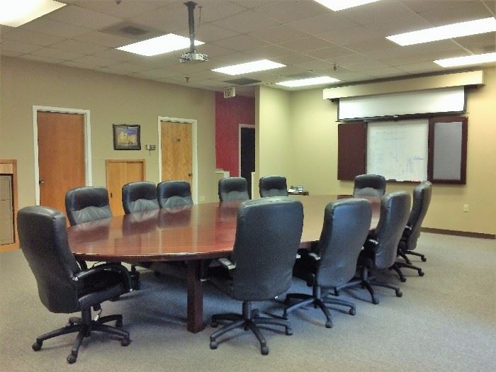 these last few office pictures are from a different location if interested in them please call Justus @ 901-210-6243        large conference table   office chairs 