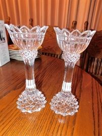 Crystal  Candlesticks - NIB