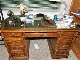 Desk with Glass Top