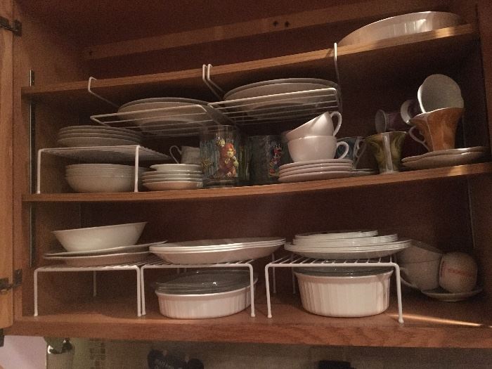 Dishes and kitchen items