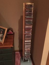 Cd Tower and CDs 