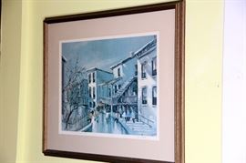 8 Robert Fabe Prints Framed & Signed