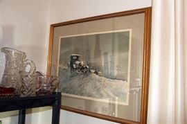 8 Robert Fabe Prints Framed & Signed