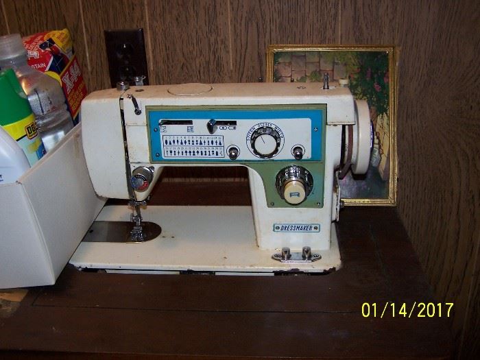 Sewing Machine in Basement