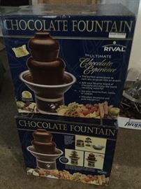 Chocolate Fountains (2) available