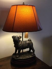 Pug Table Lamp