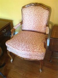 Antique Upholstered Chair $ 80.00