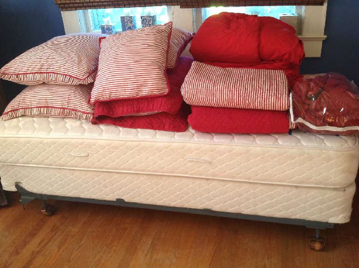 Twin Beds (frames - mattress - box spring) $ 80.00 each