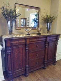 my favorite piece in the house.  Added height buffet console