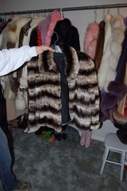 CHINCHILLA FUR COAT