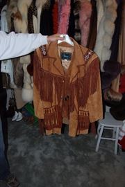 FRINGED LEATHER JACKET